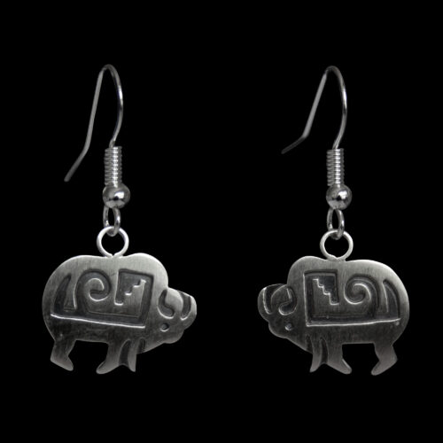 Robert Gene Buffalo Earrings