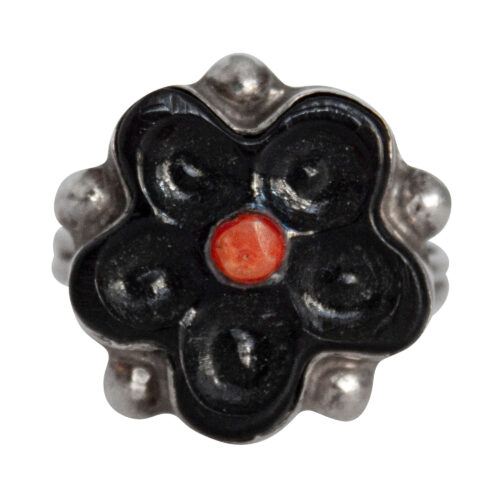 Tamara Pinto Black Flower Ring