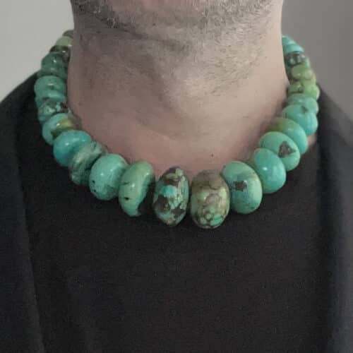 Tibetan Turquoise Choker Necklace