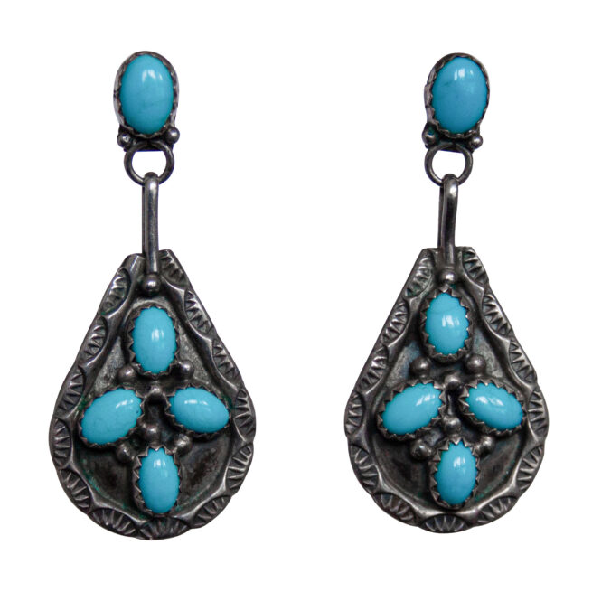 Wilson Yazzie Turquoise Earrings