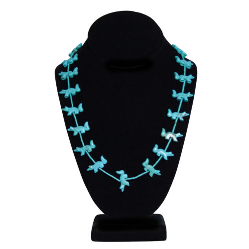 Zuni Turquoise Wolf Necklace