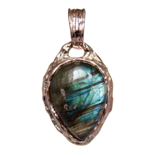 9K Gold Labradorite Pendant