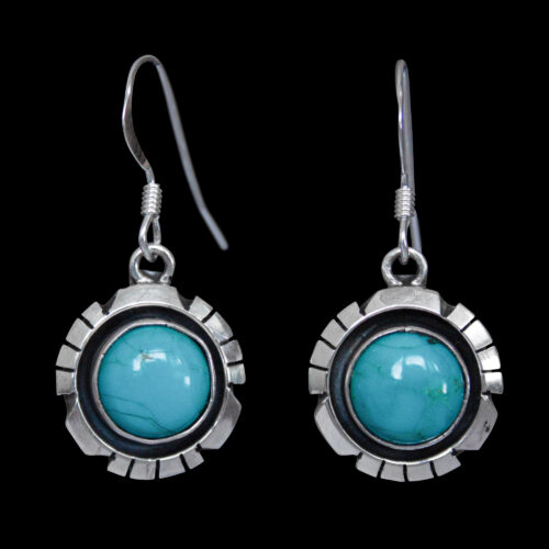 Amos Begay Turquoise Earrings