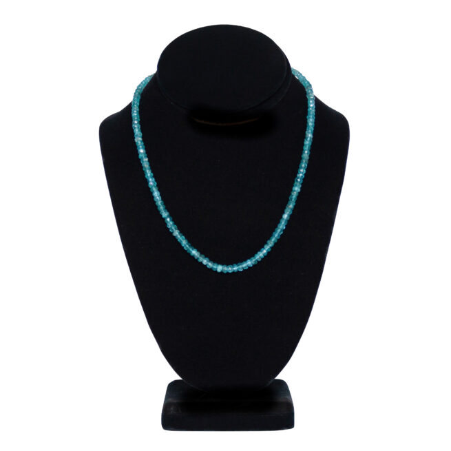 Faceted Blue Apatite Necklace