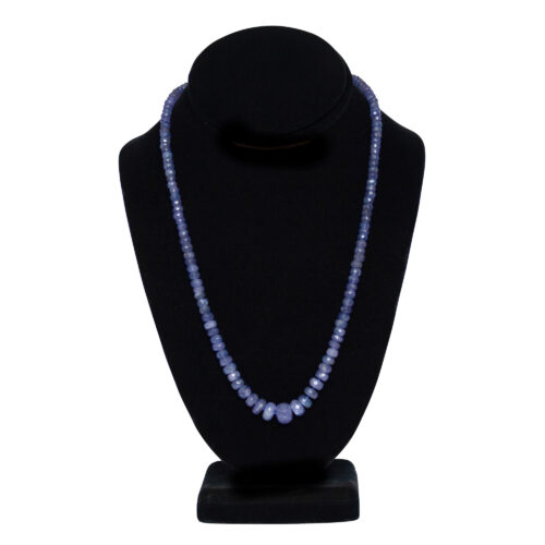 Graduated Bead Tanzanite Necklace