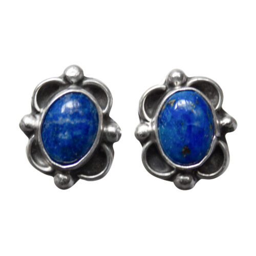 Lapis Lazuli Zuni Studs