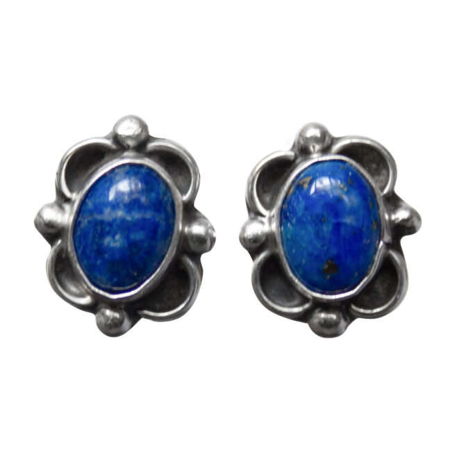 Lapis Lazuli Zuni Studs