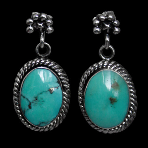 Sheena Jack Green Turquoise Earrings