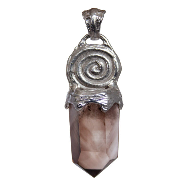 Silver Spiral Manipura Pendant